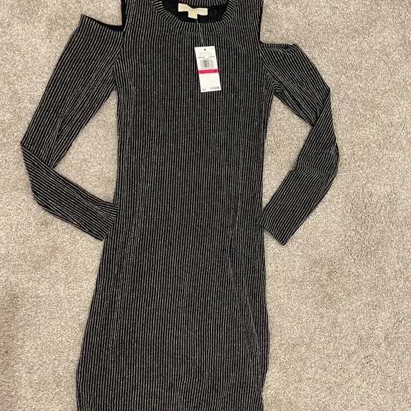 Michale Kors Sparkles all over cold shoulder dress - Picture 3 of 3